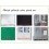 2set A3 Magnetic Whiteboard Sheet for Kitchen Fridge Multipurpose Fridge Weekly White Board Calendar (Black&White) 8