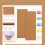 3 Set Cork Board Bulletin Board, Small Rectangular Pin Board for Wall, Self-Adhesive Cork Board for Office 4