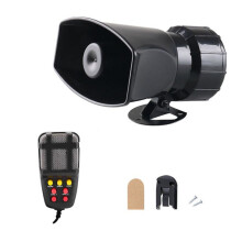 12V 7 Sounds 120DB Drahtlose Elektronische Sirene Lautes Auto Warnalarm Feuersirene Horn AutozubehöR