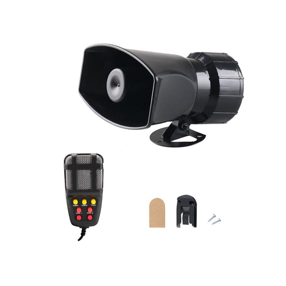 12V 7 Sounds 120Db Wireless Electronic Siren Loud Car Warning Alarm Fire Siren Horn Car Accessories 6031762641822