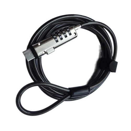 2Pcs USB Notebook Laptop Combination Lock Universal Security USB 4 Digit Combination Lock for PC Laptop Computer 1