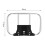 Universal Alloy Bike S-Bag Frame Shoulder Backpack Bascket Bag Frames for  Front Carrier Bicycle Accessories 4