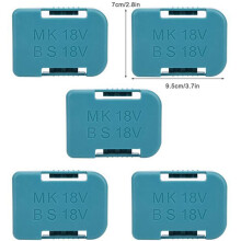 10 Stuks Nieuw voor 18V Bevestigingsapparaten Batterij Opbergrek Houder (Blauw)