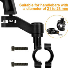 Bike Mirror, Adjustable Bike Mirrors Handlebar Rearview Mirror 360Rotatable Cycling Mirror Wide AngleShockproof Mirrors