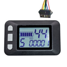P9 LCD Display Dashboard LCD Screen 24V 36V 48V 60V Electric Bike Meter for Electric Scooter LCD Display(SM Plug 6PIN)