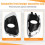 1 Pair for 2014-2017  Compass Front Left Right Side Fog Light Lamp Bezel 68213205AA 68213204AA 6