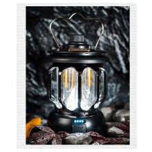 3500 Ma Lampe de Camping en Plein Air LED Lanterne de Cheval RéTro Lampe de Tente Portable Pratique Charge USB Lampe de Camping