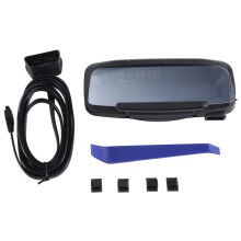 Auto - Display Auto HUD Universal OBD2 GPS Tachometer KilometerzäHler Schwarz