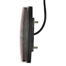 Ebike Rear LED Tail Light 36V 48V Safety Warning Lamp for Electric Bicycle Accessories SM Connector Night Cycling