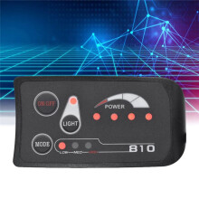 5PIN S810 E-Bike-MessgeräT LED-Anzeige IP65 36V UART für Elektrofahrrad-Elektrofahrrad-MessgeräT (36V)