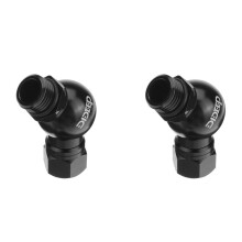 2X DIDEEP Global Universal 360 Degree Swivel Hose Adapter for 2Nd Stage Scuba Diving Regulator Connector