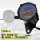 Cafe Racer Retro Motorcycle Modified Gauge LED Indicator Mechanical Speedometer Odometer 220Km/H 3