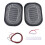 Car Side Wing Mirror Heating Pad  12V Universal Rearview Mirror Mist Demister Quick Warm Mirrors Defogger 2
