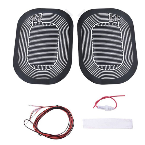 Car Side Wing Mirror Heating Pad  12V Universal Rearview Mirror Mist Demister Quick Warm Mirrors Defogger 1