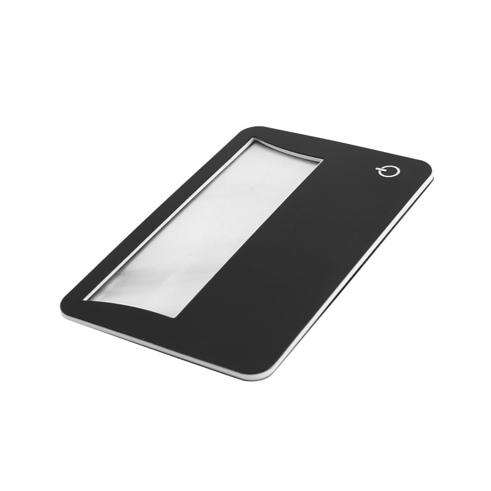 Credit Card Size Lighted 3X Magnifier Bundle Includes 6 Magnifiers, Each Magnifier for Reading Has 3X Lens