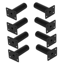 8pcs Adjustable Metal Furniture Legs for Sofa Bed Cabinet Replacement with HeavyDuty Support