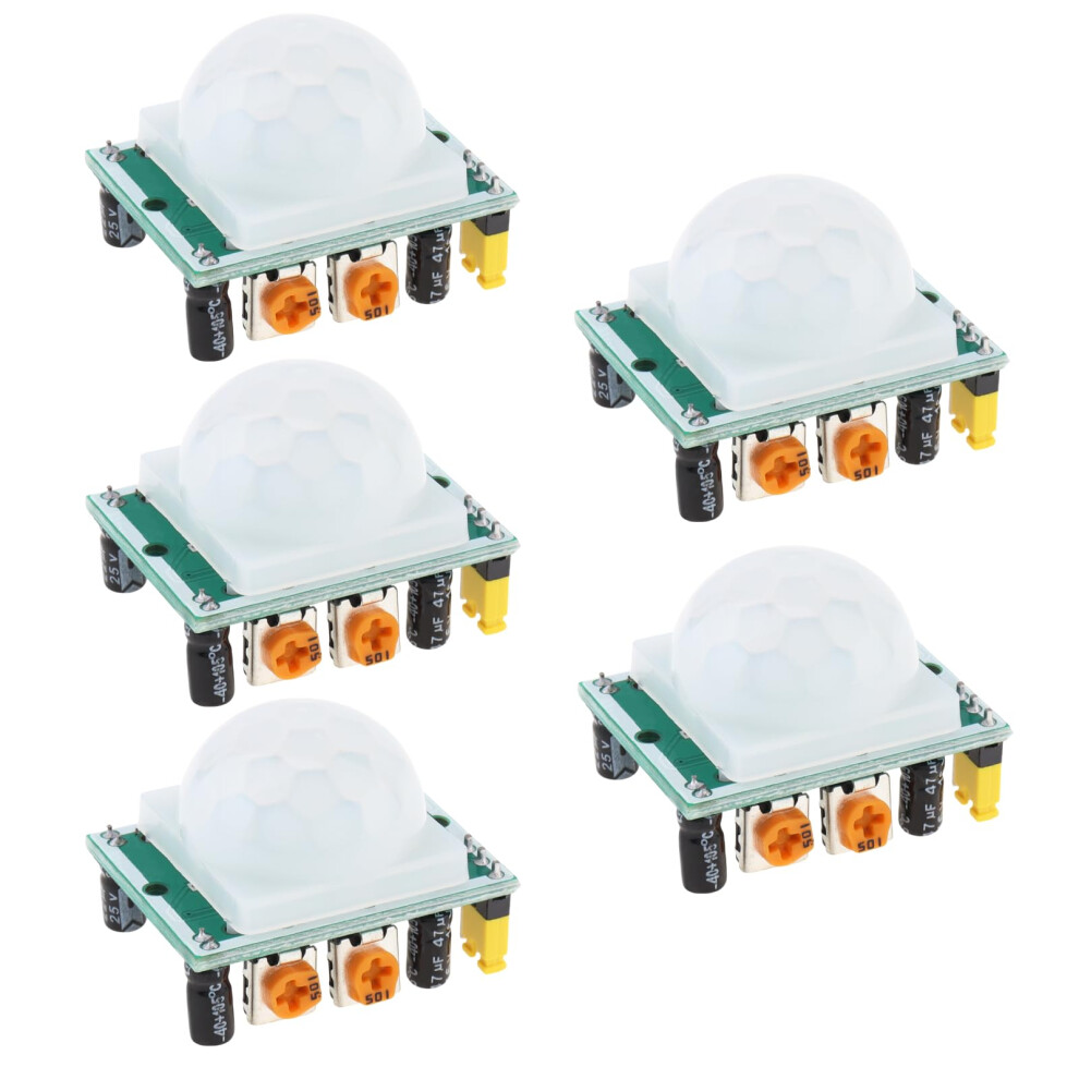 5Pcs Hcsr501 Pir Motion Sensor Module, Infrared Detector For Raspberry Pi, Low Power Security Lighting 9771547127451