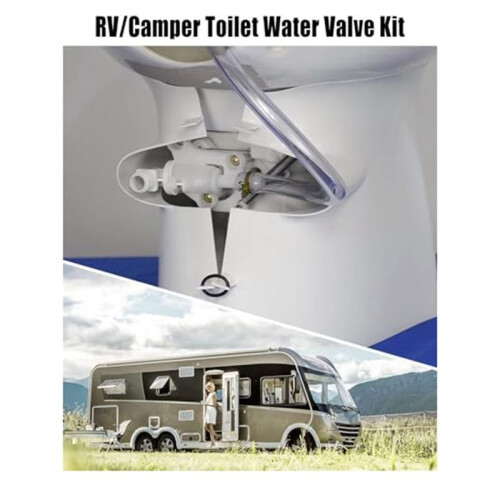 Durevole 34100 Kit Valvola per WC da Campeggio e  Compatibile con Aqua-Magic 2