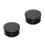 Universal Bicycle 22mm Inner Diameter Handlebar Cover Through Hole with Plug Silicone Handlebar Cover, Black 5
