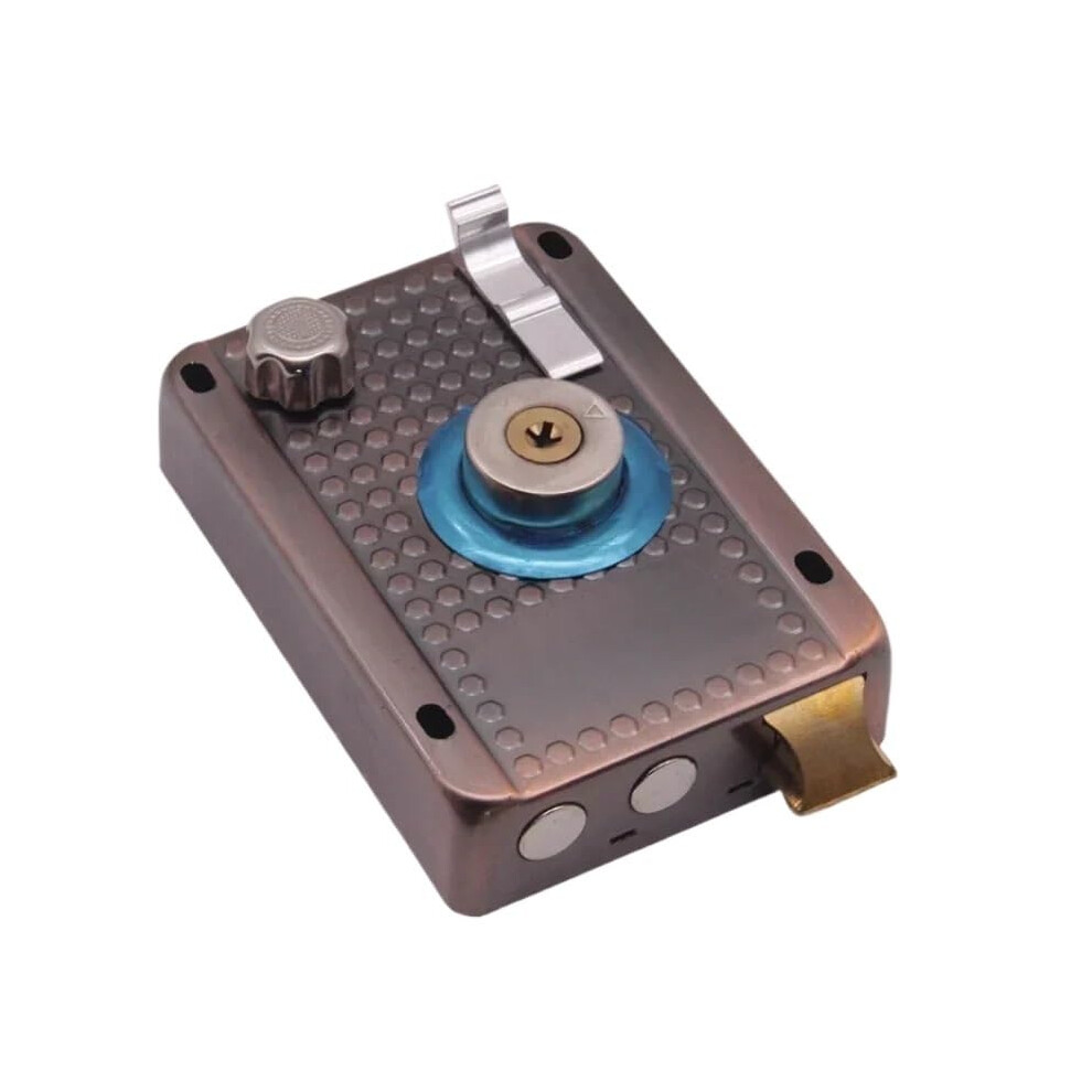 Exterior Iron Door Lock Antitheft Heavy Duty Universal Left Open Trim With Keys For Wooden Gates 9771547127475