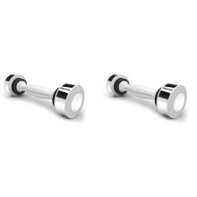 2X Single Dumbbell Shaking Weight Swing Dumbbell Women for Keep Workout Fitness Exercise Equipment,White