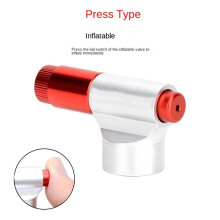 CO2 Bicycle Pump for Bicycle Aluminium Alloy Type Inflator Cycling Pump Bike Pump Schrader Valve Compatible