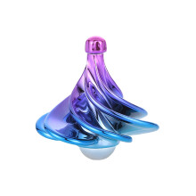 Magnetic Spinning  with Stability Base, Breath Powered Toy for Kids and Adults Desk Fun