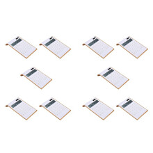10X Calculator, Slim Elegant Design, Office/Home Electronics, Dual Powered Desktop Calculator, Solar Power, 10 Digits