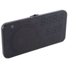 G11 HUD - Display GPS Pantalla de Coche Alarma de Exceso de Velocidad Velocidad de ConduccióN Universal Negro