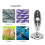 Microscopio digitale USB 3-in-1 50X-1600X 8LED Nero 4