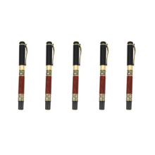 5X Chinese Classical Roller  Pen Elegant Metal Ballpoint Pen for Office Business Signature School Student Gift