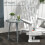 Outsunny Outsunny Round Garden Coffee Table, Outdoor Side Table with Rounded Edge 4