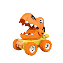Dinosaur Toy Car with Press and Go Action for Toddlers Ages 25, Random Wheel Color