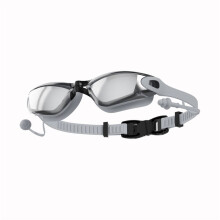 Gray HD Adult Swimming Goggles for Men and Women, Anti-Fog Glasses, Waterproof Swimming Equipment