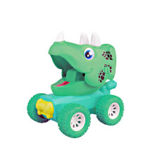 Dinosaur Toy Car Push and Go Friction Powered Vehicle for Kids 25 Years Old Random Wheel Color