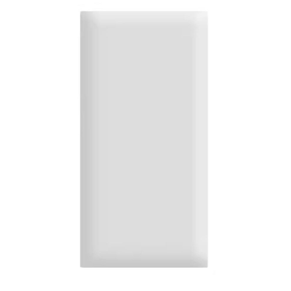3D Wall Panels AntiCollision PU Padding for Kids, Peel and Stick Waterproof Soundproof Light Grey 30x50cm