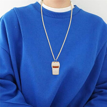 Kettingstijl, Prachtig met Diamanten Ingelegd Scheidsrechtersfluitje, Schattig Strassfluitje, Metalen Fluitje