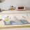 Foldable Tri-Fold Tableware Drying Mat Silicone Draining Mat for Kitchen Counters 4