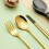 3pcs Stainless Steel Dinnerware Set Flatware Camping Travel Sets Chopsticks Fork Spoon Cutlery Case Tableware 5