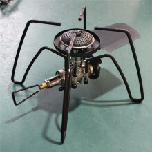 Estufa de Casete Portátil Spider con Potencia de Fuego Plegable, Encendedor para Acampar Al Aire Libre, Senderismo, Utensilios de Cocina de