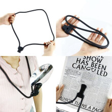 Portable Neck Flexible Magnifier Hanging 3X 10X Magnifying Glass Loupe for Seniors Reading Sewing Jewels