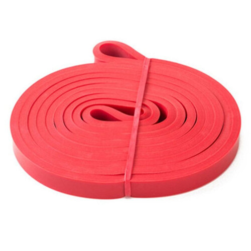 Latex Resistance Band Elastic Exercise Strength Pull-Ups Auxiliary Band Strengthening Train,1.3cm,Red