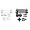 1set Full Buttons for  5 3.0 Thumb Sticks Joystick Cap L1 R1 L2 R2 D-Pad for PS5 V3 Controller A 4