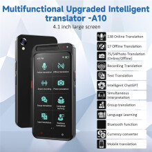 138 Language Translator Device with Two-Way Instant Translation, 4.1Inch HD Screen, Offline & Online Modes