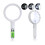 Magnifying Glass Light - 12 LED Handheld Reading for Seniors - 30X 60X Magnification, 3 Lighting Modes, USB Rechargeable 3