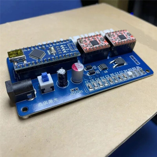Benbox Programvara för Lasergraveringsmaskin DIY Small Control Board Blå 2