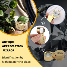 Portable 30X Power 21Mm Jewelers Magnifier Foldable Gold Eye Loupe Jewelry Store Magnifying Glass
