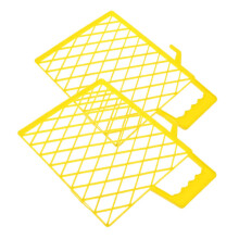 Paint Tray Liners and Grid Screen Set, Durable Plastic, Efficient Paint Distribution for Home and Professional Use