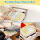 4 Pack A4 File Box Paper Storage Rack Document Protector for Magazines, Scrapbooks, Office School Supplies 3
