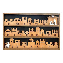 Nativity Calendar, Christmas Holiday Calendar, Countdown to Religious Holidays, Christian Holiday Decoration for Home S